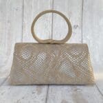 Hana Silver & Natural Snake Print Leather