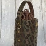 Aara Green & Brown Cheetah Print