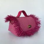 Mira Jute Light Pink w/Raffia - Flap