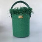 Aara Jute Green w/ Raffia