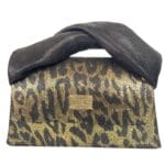 Moby Gold & Black Leopard Print