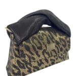 Moby Gold & Black Leopard Print