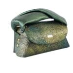 Ṣeyi Green Bronze Crumpled & Gold Mosaic Print