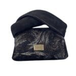 Nury Black & Silver Floral Print