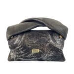 Ṣeyi Black & Silver Floral Print