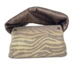 Nury Gold & Bronze Zebra Print