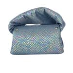 Nury Blue Iridiscent Snake Print