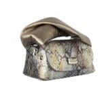 Nury Silver & 3-tone Gold Snake Print