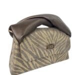 Moby Gold & Bronze Zebra Print