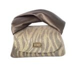 Nury Gold & Bronze Zebra Print