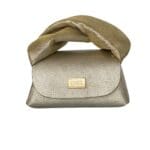 Nury Gold Pebble Grain & Yellow/Silver Wrap