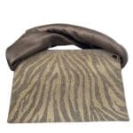 Moby Gold & Bronze Zebra Print