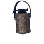 Lara Black & Gold Tweed Effect