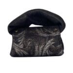 Nury Black & Silver Floral Print