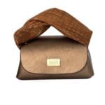 Nury Rose Nappa & Brown & Bronze Tweed Effect