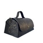 Mila Black & Bronze Python Print