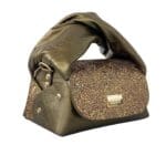 Nury Green Bronze Crumpled & Gold Mosaic Print