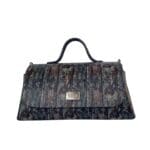 Mila Green & Brown Woodgrain Print