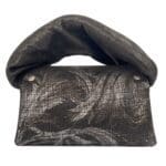 Nury Black & Silver Floral Print
