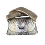Nury Silver & 3-tone Gold Snake Print