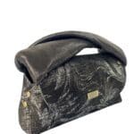 Ṣeyi Black & Silver Floral Print