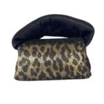 Nury Gold & Black Leopard Print