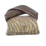 Nury Gold & Bronze Zebra Print