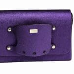 Jare Purple Sequined Leather