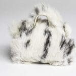 Kach Micro White & Brown Rabbit Fur