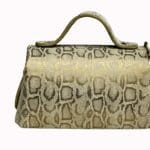 Mira Gold & Cream Python Print