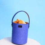 Aara Bucket Bag - Jute w/ Hand Dyed Cotton