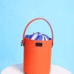 Aara Bucket Bag - Jute w/ Hand Dyed Cotton