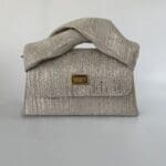 Moby Silver & White Two-tone Tejus Lizard Print
