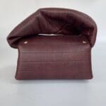 Nury Burgundy Striped Leather