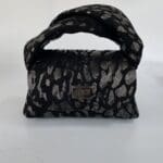 Nury Black & Silver Snake (Peekabo) Print
