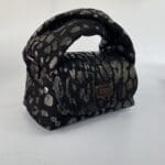Nury Black & Silver Snake (Peekabo) Print