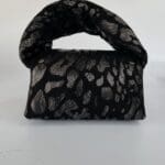 Nury Black & Silver Snake (Peekabo) Print