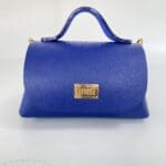 Mira Royal Blue Pebble Grain Leather