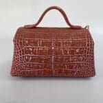Mira Sunkist Coral Croc Print