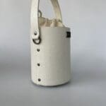 Aara White Lizard Print Leather