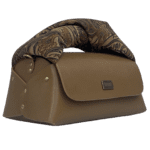 Nyla Tan Nappa with Paisley Print Suede