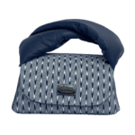 Nury Blue & White Wavy Stripe Pattern