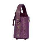 Lara Pink & Gold Crackled Print