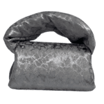 Nury Grey & Silver Sponge Print