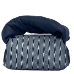 Lily Blue & White Wavy Stripe Pattern