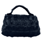 Mira Black Crocodile Skin