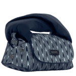 Lily Blue & White Wavy Stripe Pattern