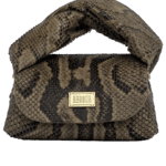 Nury Natural Python Skin