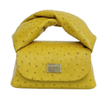 Nury Yellow Ostrich Print