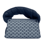 Nury Blue & White Wavy Stripe Pattern